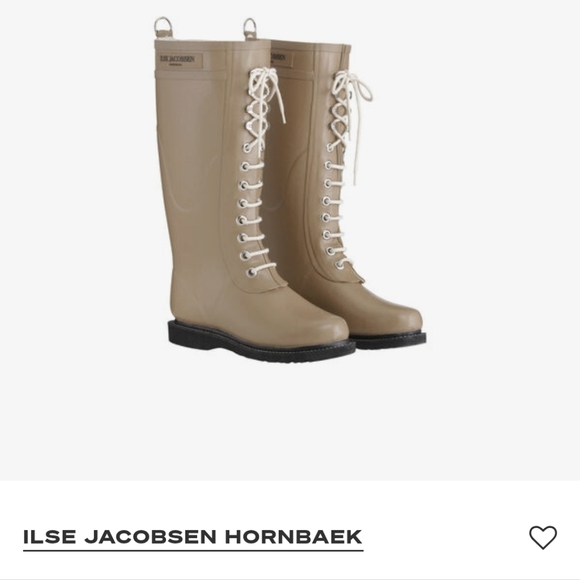 Ilse Jacobsen Hornbaek RUB15 Rubber Boots Long, color otter Size 37 - Picture 4 of 17